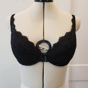 Victorias Secret Black Lace Bra Size 34 D